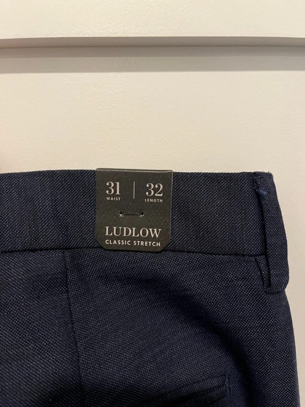 J. Crew Men's Dark Navy Tailored Dress Pants